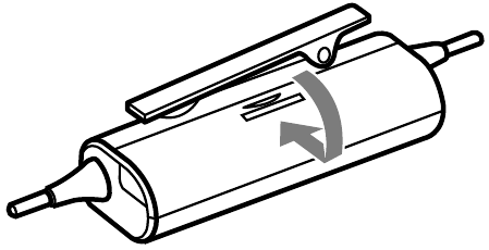 Instalaci&oacute;n de una pila - Paso 3 - Cerrar la tapa de la pila