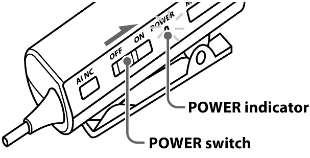 Escuchar m&uacute;sica - Paso 3 - Encender