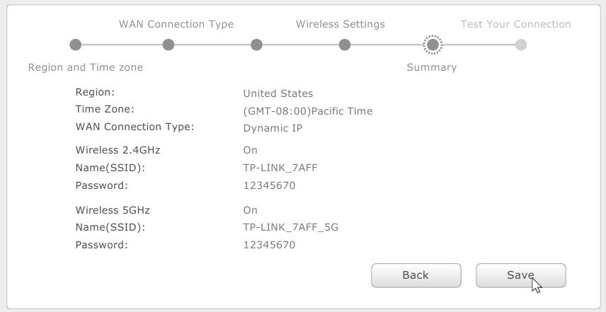 Konfigurer via webbrowser - Trin 7
