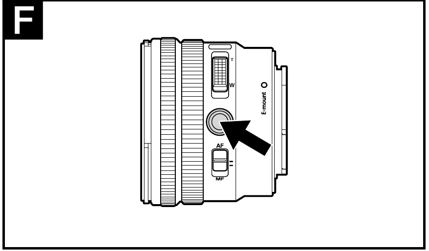 Использование кнопки удержания фокусировки