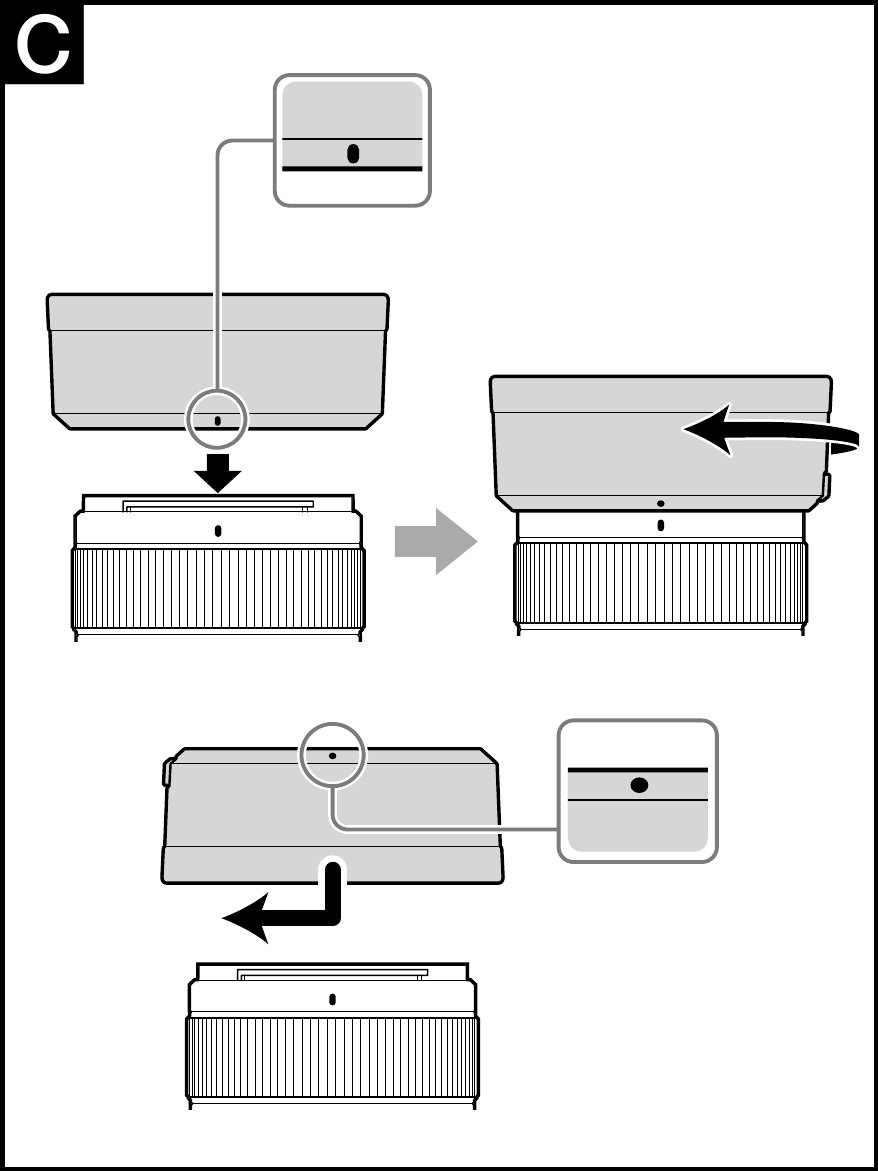 Установка бленды объектива