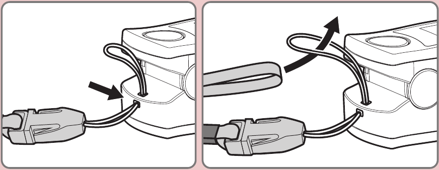 Attaching the lanyard