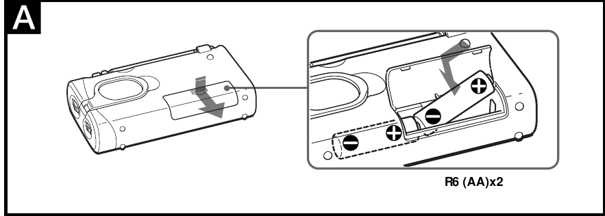 Instalando as Pilhas