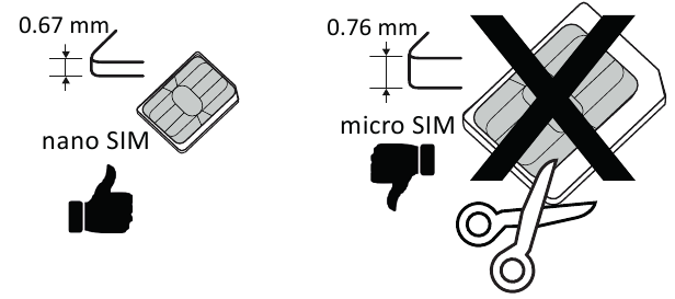 INSERT SIM CARD 