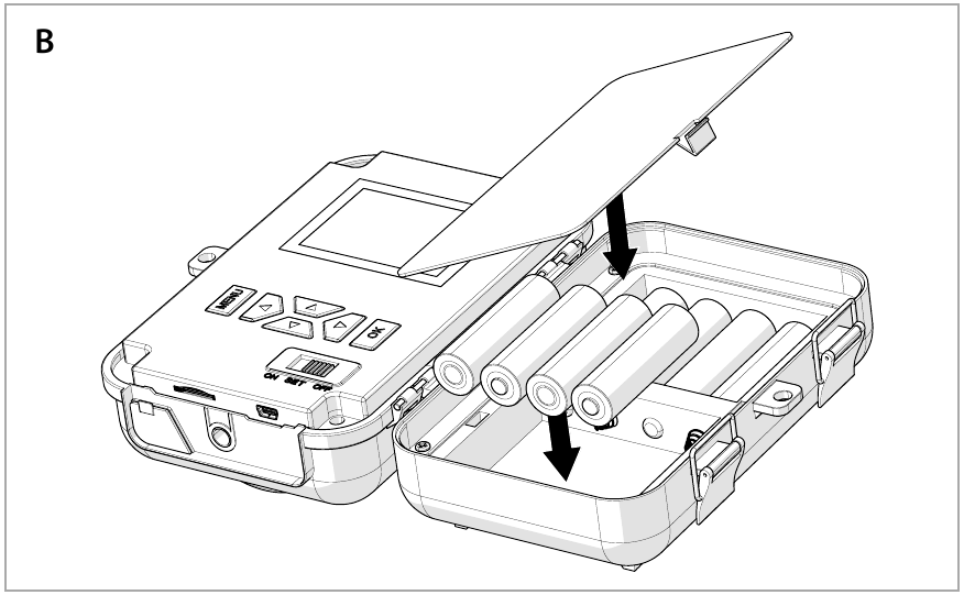 Insertar o cambiar las bater&iacute;as