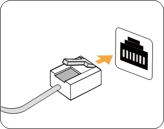 Unganisha kebo ya Ethernet
