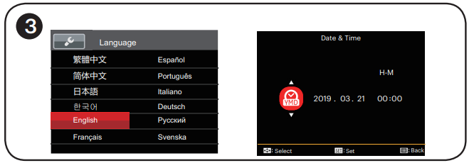 Setarea limbii/datei/orei