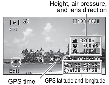 Displaying the GPS Information 