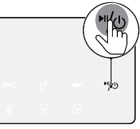 Shtypni gjat&euml; butonin e ndezjes/fikjes On/Off