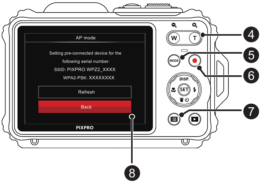 Kamera tugmalaridan foydalanish