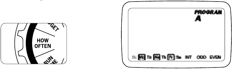 Установите дни полива или интервал