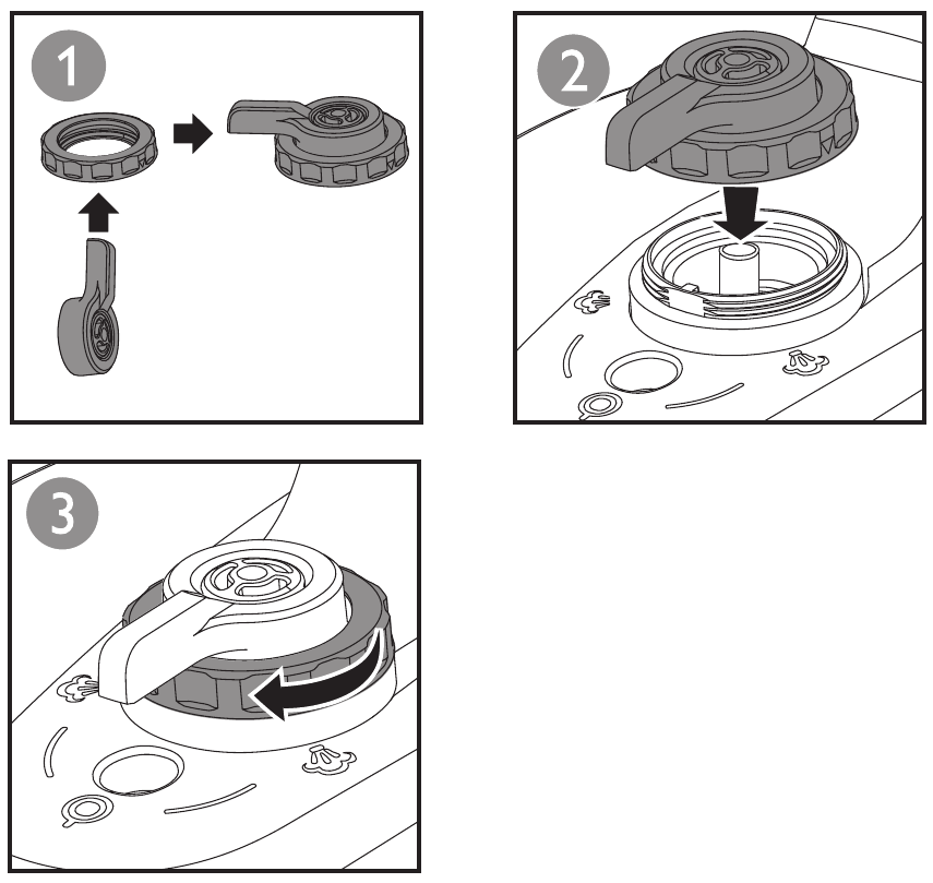 Aby zamontować regulator ciśnienia