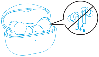 Carga - Paso 1 - Seque el puerto USB