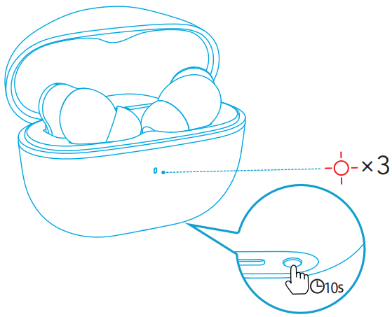 Reinicio - Paso 2 - Mantenga presionado el bot&oacute;n