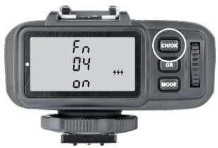 Multi-Blitzgruppen-EIN/AUS-Einstellungen