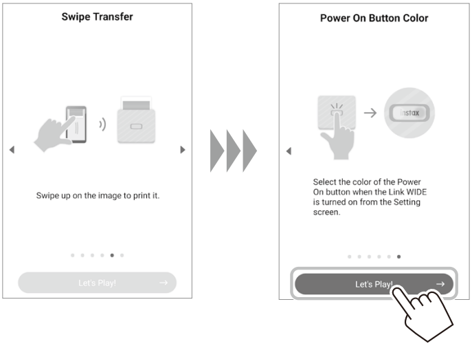 Toque em Vamos Jogar!