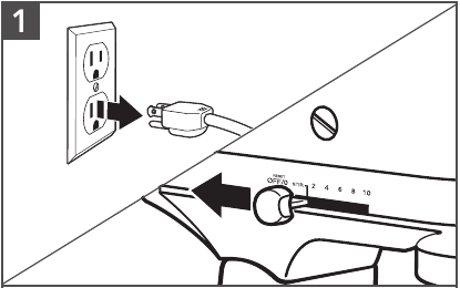 Care and cleaning - Step 1