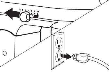 Gaminio surinkimas - 1 žingsnis - I&scaron;jungimas