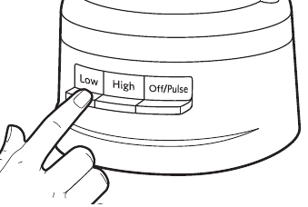 Maisto procesoriaus valdymas - 1 žingsnis - Įjungti