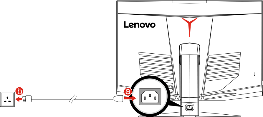 Menghubungkan kabel daya