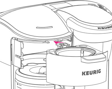 Ponovno vstavljanje predala za filtrirno ko&scaron;arico