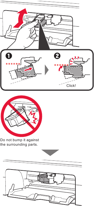 Installing the FINE Cartridges - Step 3