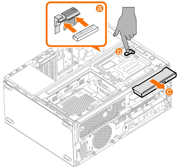 Mengganti atau meningkatkan perangkat keras - Langkah 4