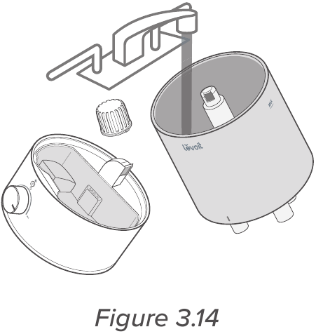 Rinse all parts until any vinegar smell is completely gone.