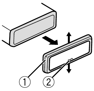 Removing the unit - Step 1