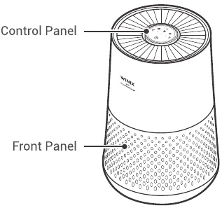MODEL PART DIAGRAM - Front View