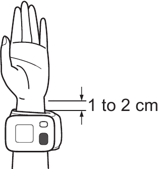 Поставяне на маншета на китката