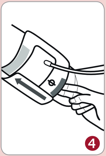 Aplik&aacute;cia manžety - Krok 4