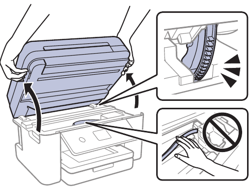 Install ink cartridges - Step 1