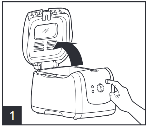 Friturestegning - Trin 1