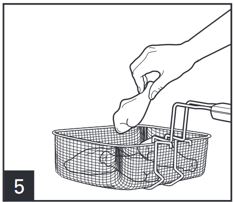 Friturestegning - Trin 5
