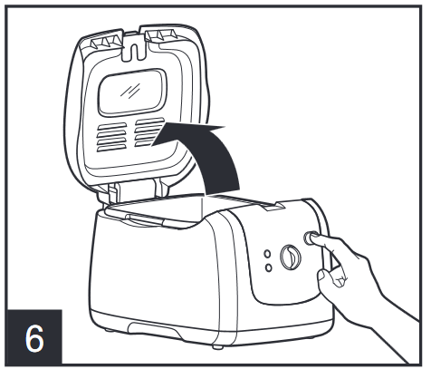 Friturestegning - Trin 6