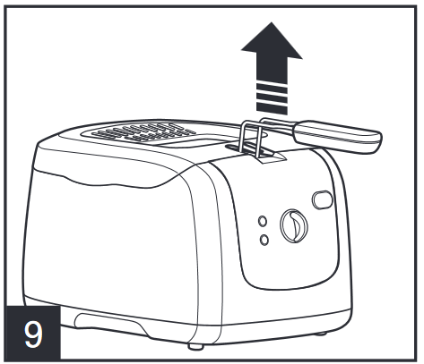 Friturestegning - Trin 9