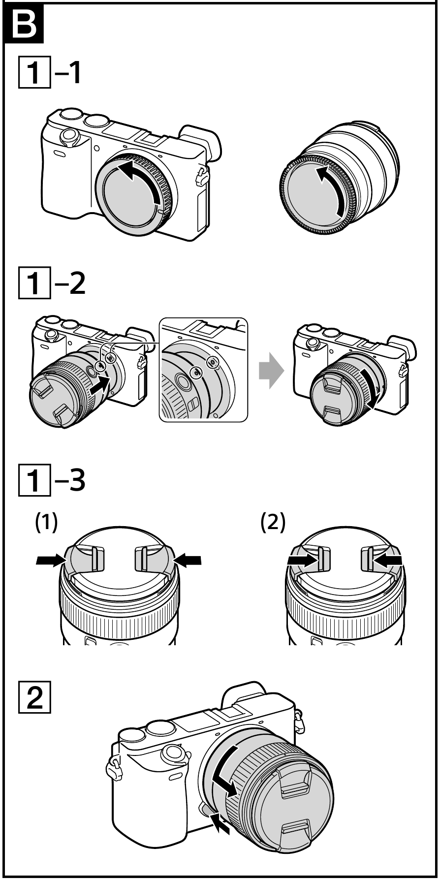 Colocar e Remover a Lente