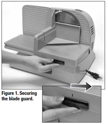 Securing the blade guard