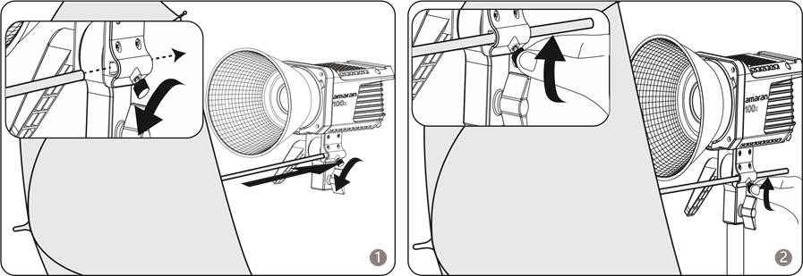 Instalace de&scaron;tn&iacute;ku pro měkk&eacute; světlo