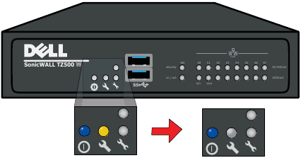 G&uuml;c&uuml; a&ccedil; - Adım 2 - Test LED'i G&ouml;stergesi
