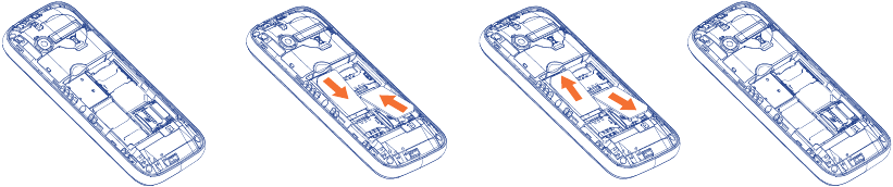 Insertar y retirar la SIM
