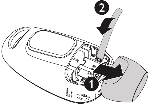 Install the batteries