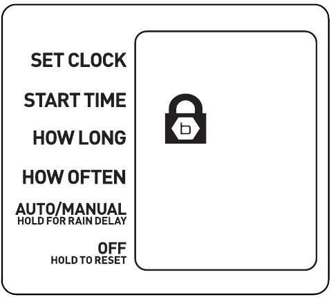 Abre la aplicaci&oacute;n B-hyve - Indicaci&oacute;n de la pantalla