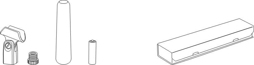 Meegeleverde accessoires