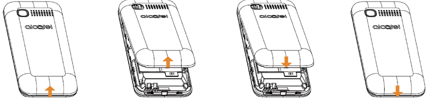 Odstranjevanje in name&scaron;čanje zadnjega pokrova