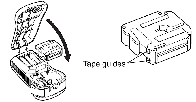 Bant kasetini değiştirme - Adım 2