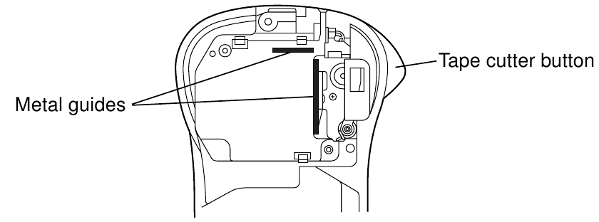 Bant kasetini değiştirme - Adım 3