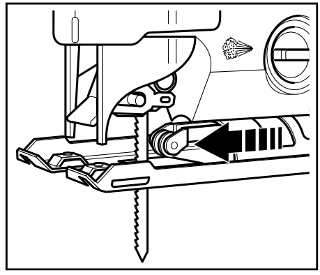 BLADE SUPPORT ROLLER - Step 1