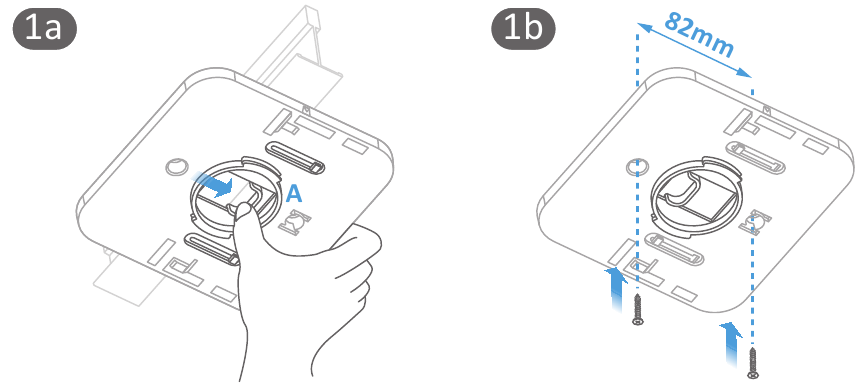 Montagem no Teto - Passo 1